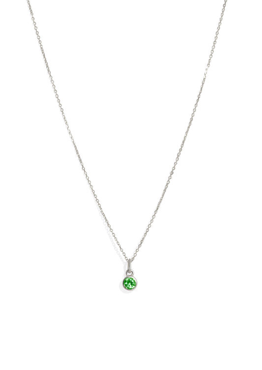 The Baby Fête Emerald Silver Pendant