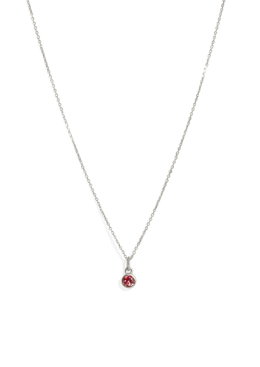 The Baby Fête Garnet Silver Pendant