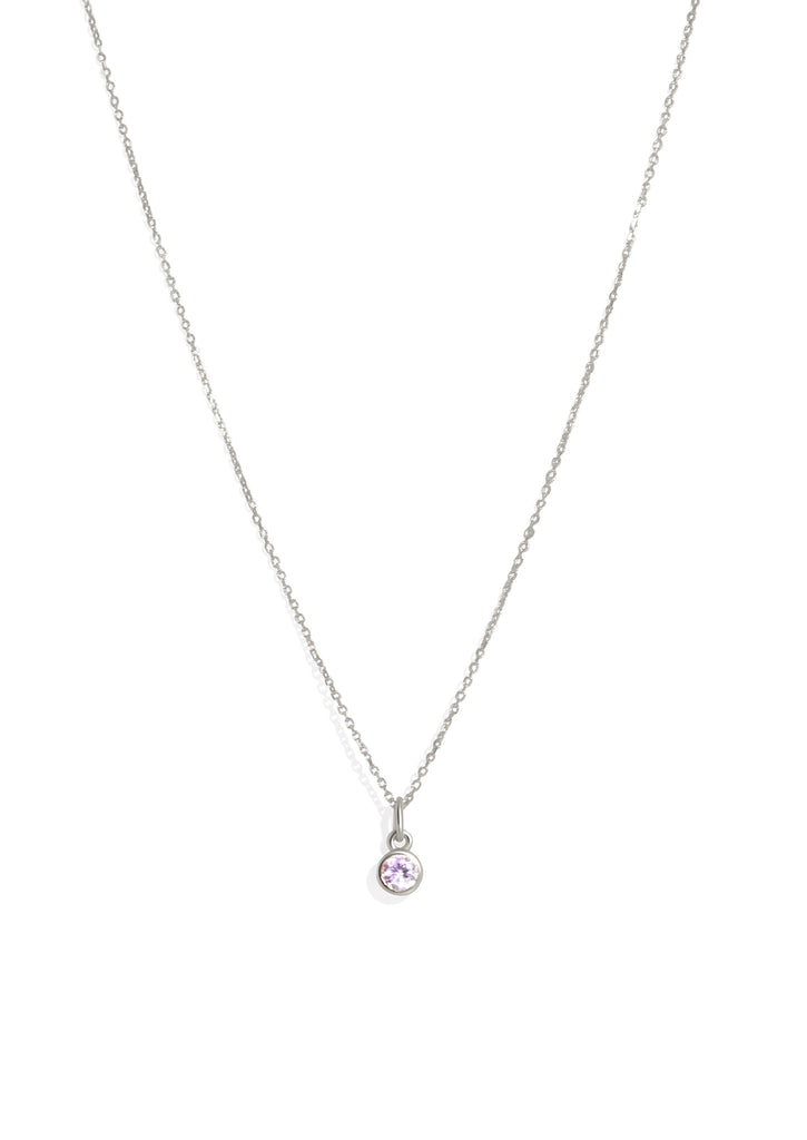 The Baby Fête Light Amethyst Silver Pendant