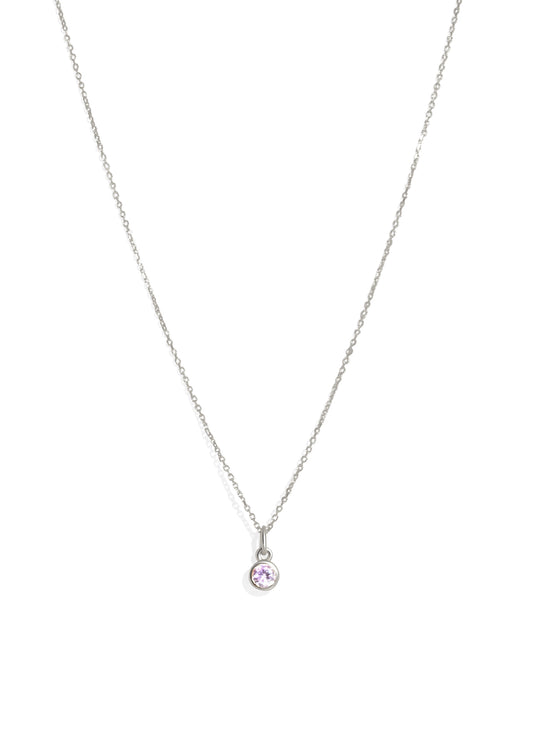 The Baby Fête Light Amethyst Silver Pendant