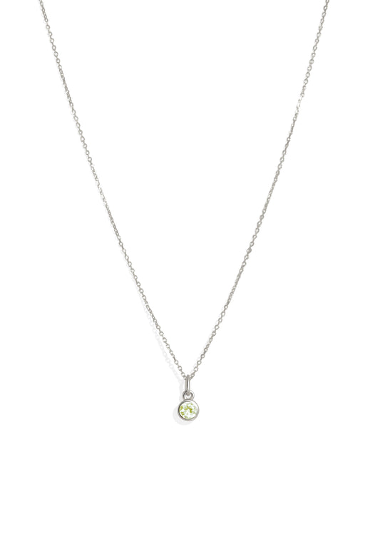 The Baby Fête Peridot Silver Pendant