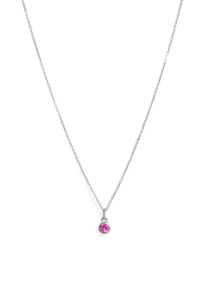 The Baby Fête Ruby Silver Pendant