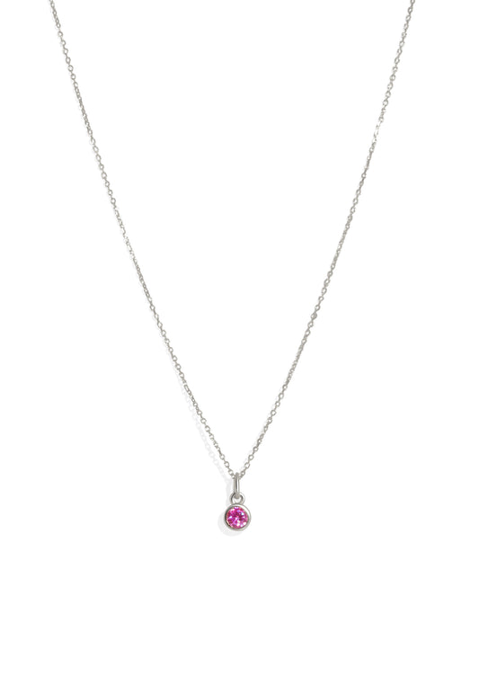 The Baby Fête Ruby Silver Pendant