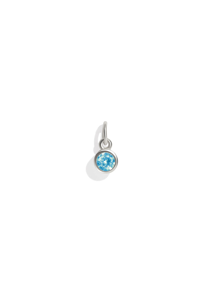 The Baby Fête Aquamarine Silver Pendant