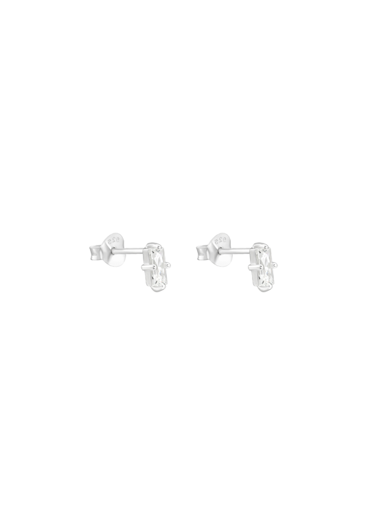 The Amour Silver Stud Earrings