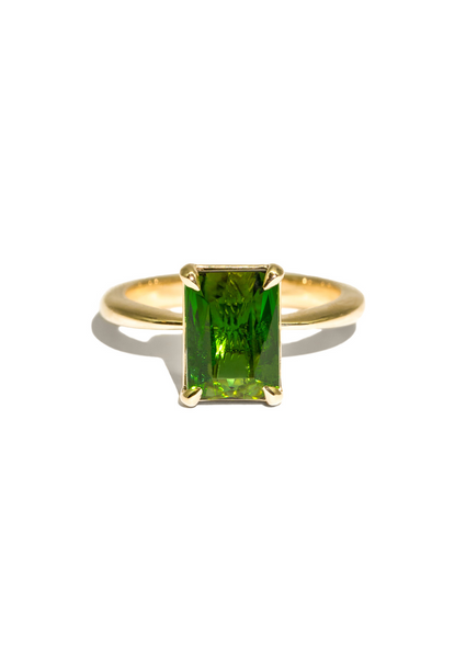 The June Ring with 3.52ct Emerald Tourmaline