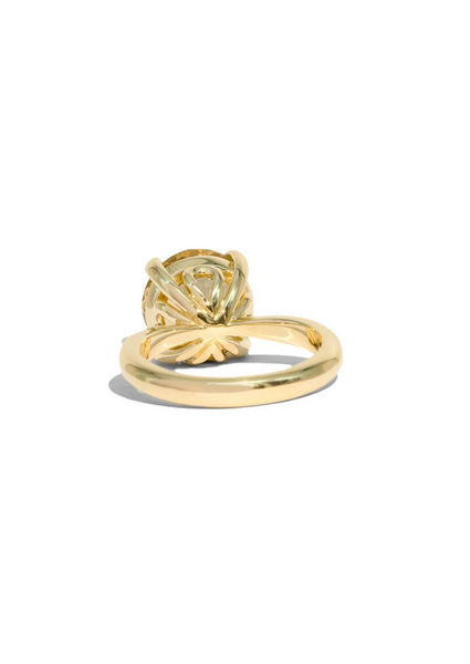 The June Ring with 6.02ct Round Honey Tourmaline