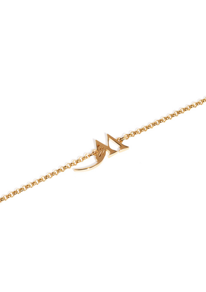 The Whisp Insignia Solid Gold Bracelet