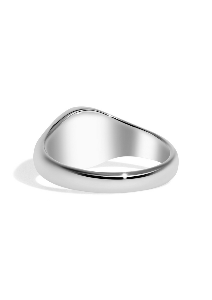 The Echo Platinum Signet Ring