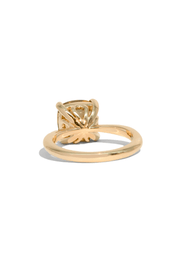 The June Ring with 3.65ct Cushion Orange Tourmaline - Molten Store