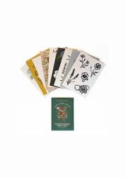 Flower Zodiac Sticker Card Set - Gemini - Molten Store