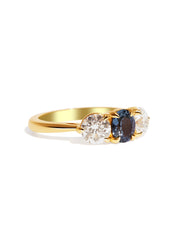 The Ada Ring with 0.97ct Oval Sapphire - Molten Store