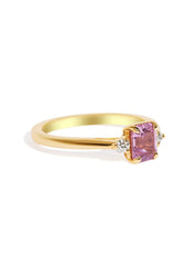 The Ada Ring with 0.9ct Emerald Morganite - Molten Store