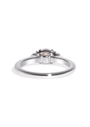 The Ada Ring with 1.23ct Round Salt and Pepper Diamond - Molten Store