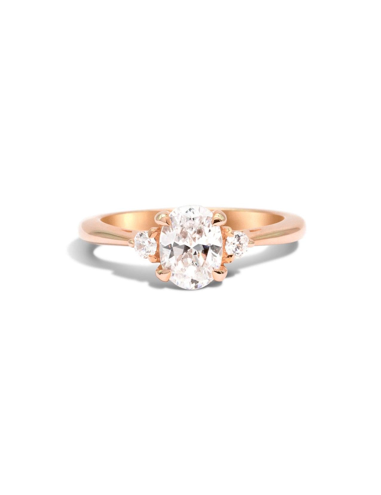 The Ada Rose Gold Ring Setting - Molten Store