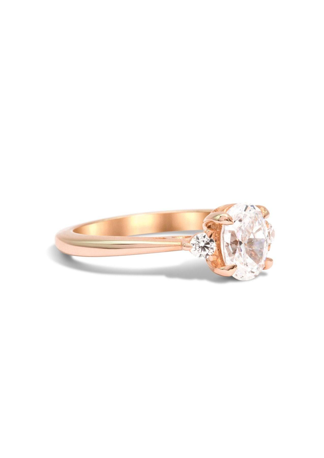 The Ada Rose Gold Ring Setting - Molten Store