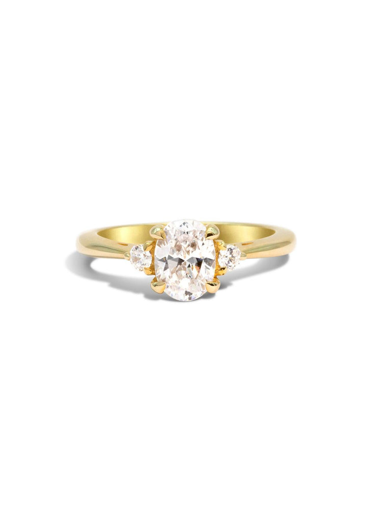 The Ada Yellow Gold Ring Setting - Molten Store