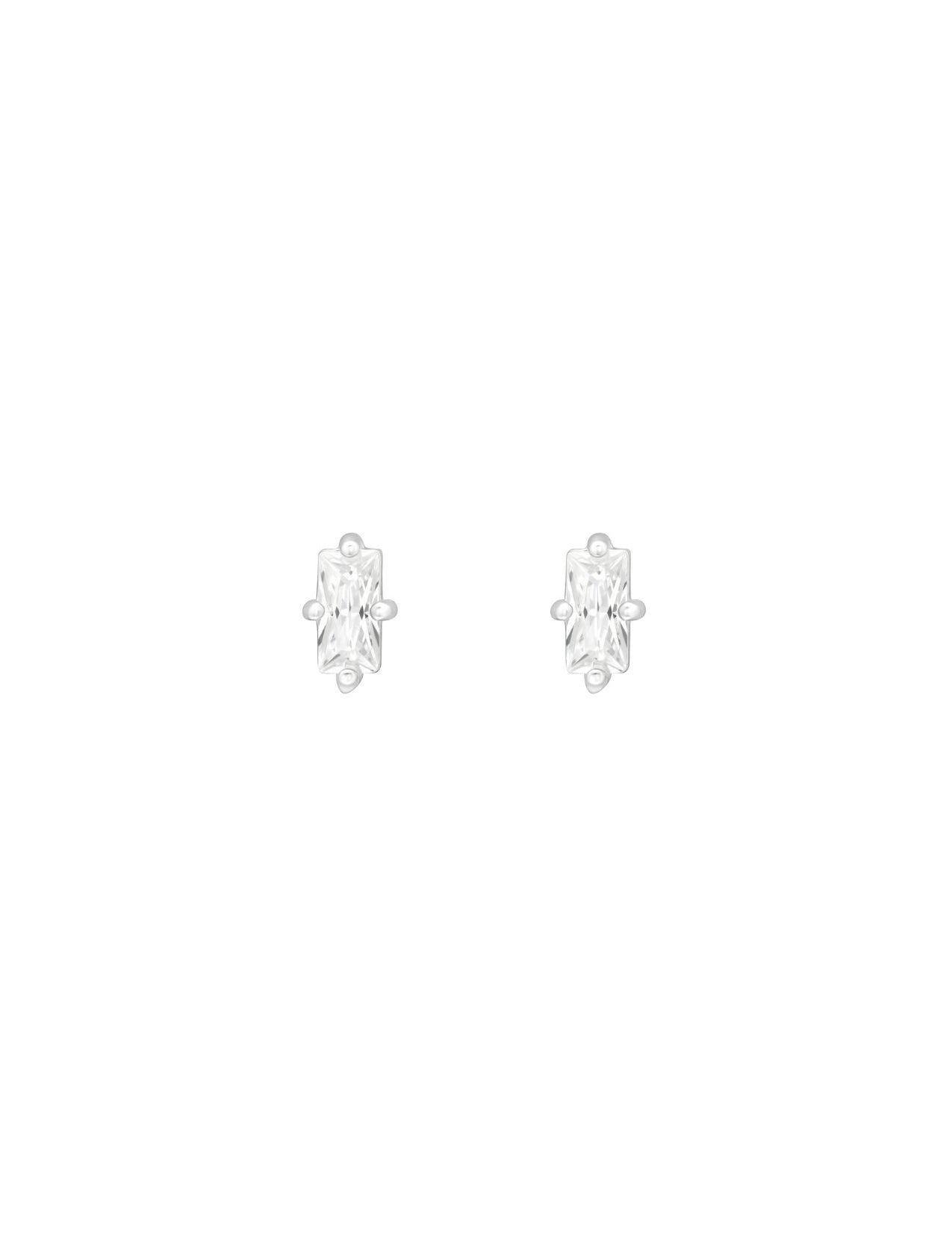 The Amour Silver Stud Earrings - Molten Store