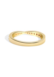 The Aurora 9ct Yellow Gold Diamond Band - Molten Store