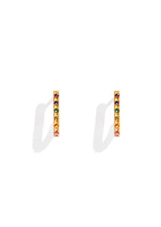 The Aurora Gold Vermeil Half Hoop Earrings - Molten Store