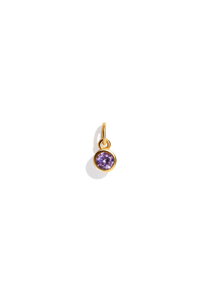 The Baby Fête Amethyst Gold Pendant Necklace - Molten Store