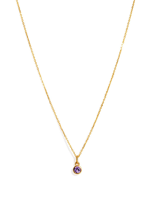 The Baby Fête Amethyst Gold Vermeil Pendant - Molten Store