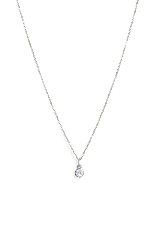 The Baby Fête Crystal Silver Pendant - Molten Store