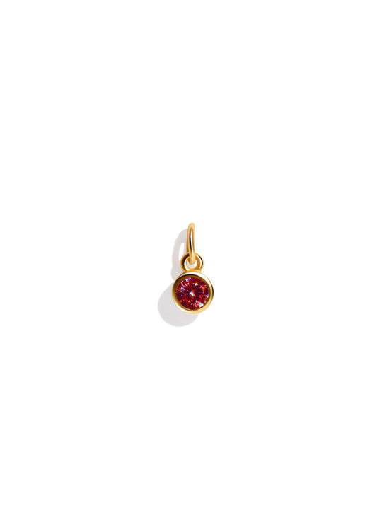 The Baby Fête Garnet Gold Vermeil Pendant - Molten Store