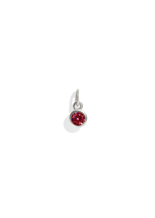 The Baby Fête Garnet Silver Pendant - Molten Store