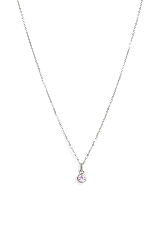 The Baby Fête Light Amethyst Silver Pendant - Molten Store