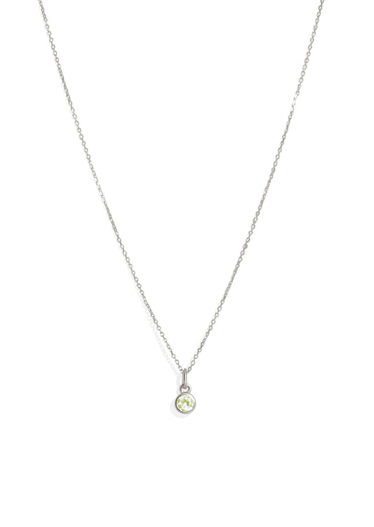 The Baby Fête Peridot Silver Pendant - Molten Store