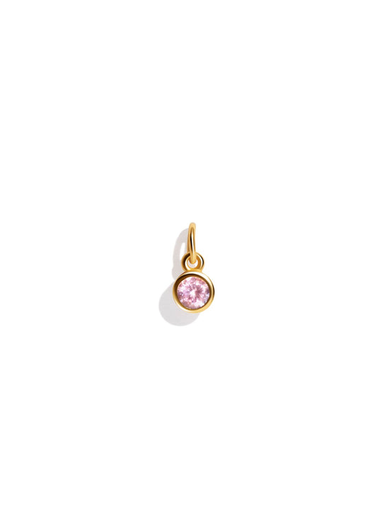 The Baby Fête Pink Tourmaline Gold Vermeil Pendant - Molten Store