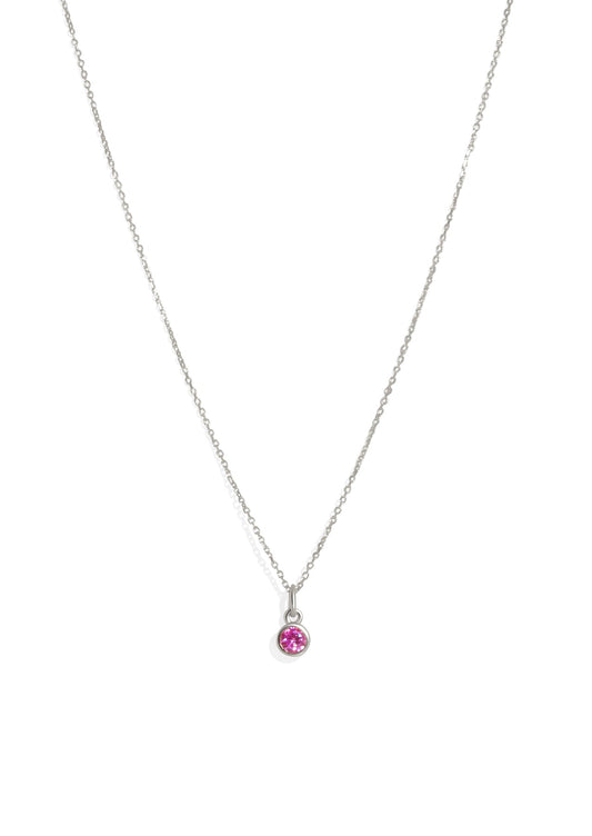 The Baby Fête Ruby Silver Pendant - Molten Store