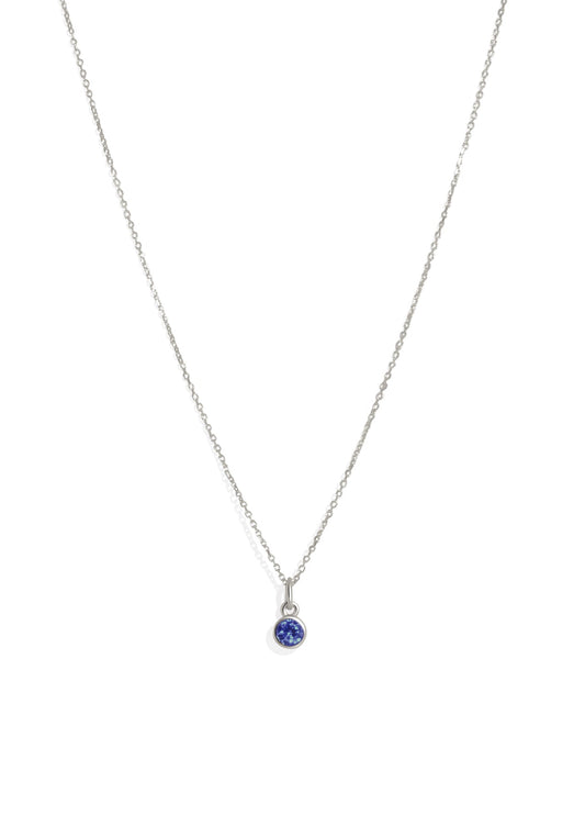 The Baby Fête Sapphire Silver Pendant - Molten Store