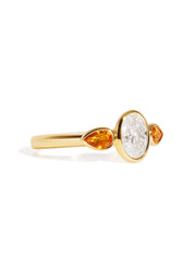 The Beatrice Ring with 1ct Oval Cultured Diamond - Molten Store