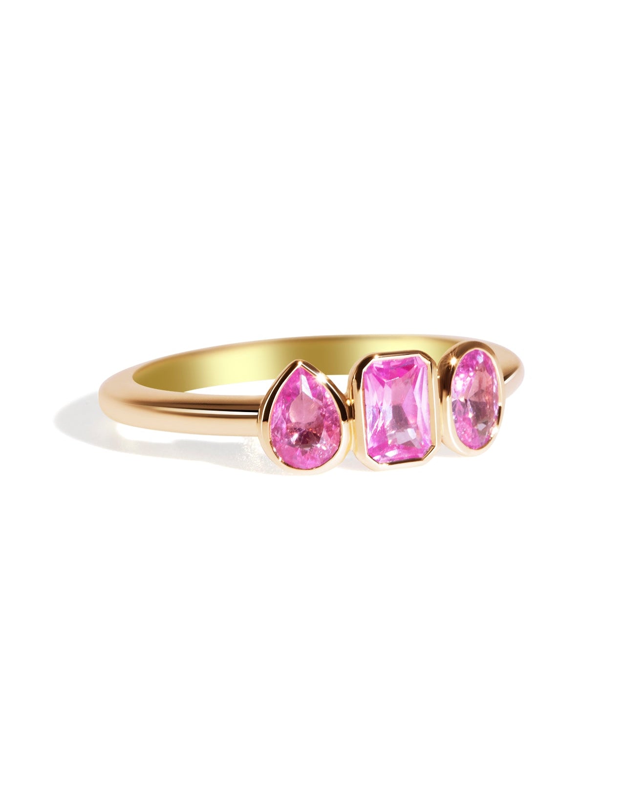 The Beatrice Ring with 4.74ct Pink Sapphire - Molten Store