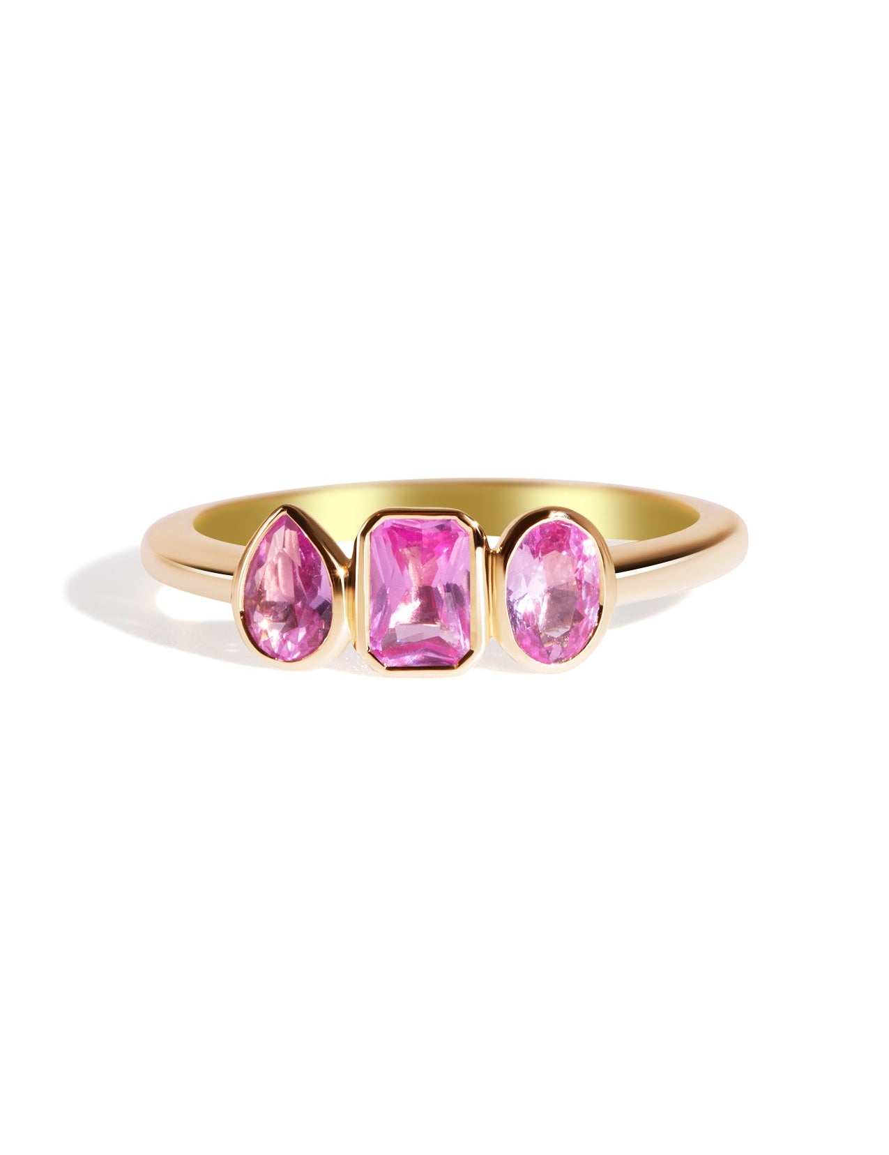 The Beatrice Ring with 4.74ct Pink Sapphire - Molten Store