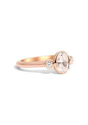 The Beatrice Rose Gold Ring Setting - Molten Store