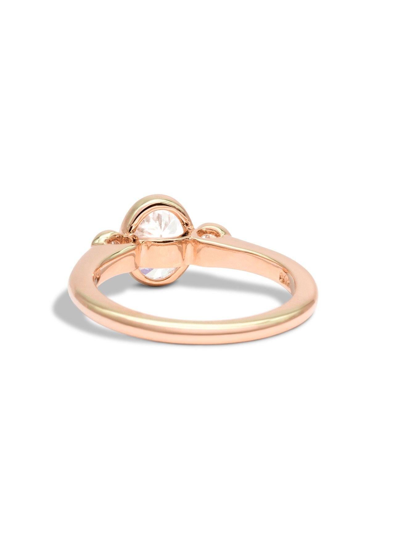 The Beatrice Rose Gold Ring Setting - Molten Store