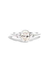 The Beatrice White Gold Ring Setting - Molten Store