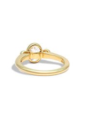 The Beatrice Yellow Gold Ring Setting - Molten Store