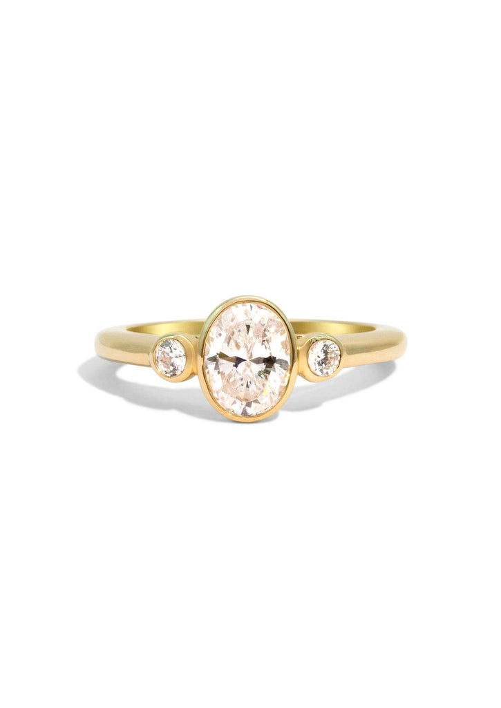 The Beatrice Yellow Gold Ring Setting - Molten Store