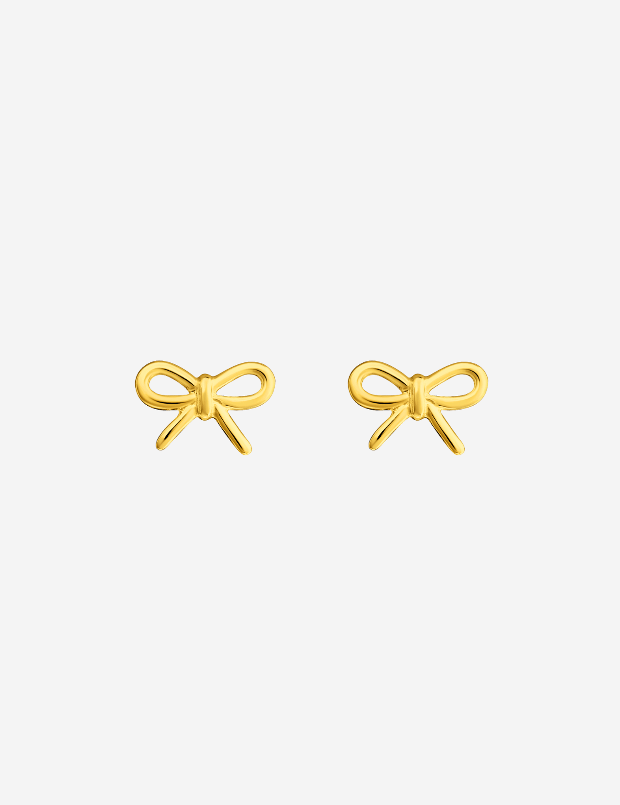 The Bow 14ct Gold Vermeil Earrings - Molten Store