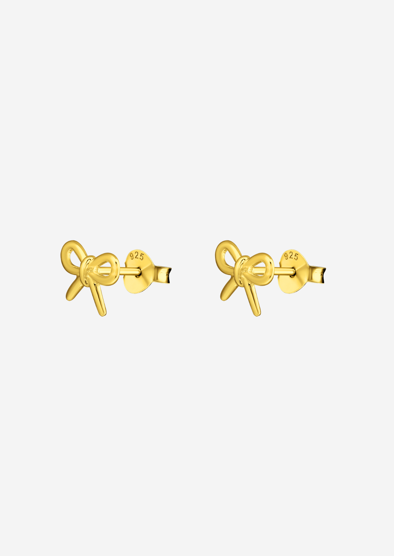 The Bow 14ct Gold Vermeil Earrings - Molten Store