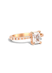 The Celine Rose Gold Ring Setting - Molten Store