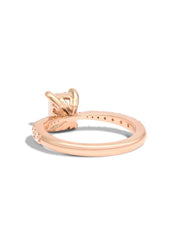 The Celine Rose Gold Ring Setting - Molten Store