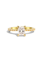 The Celine Yellow Gold Ring Setting - Molten Store