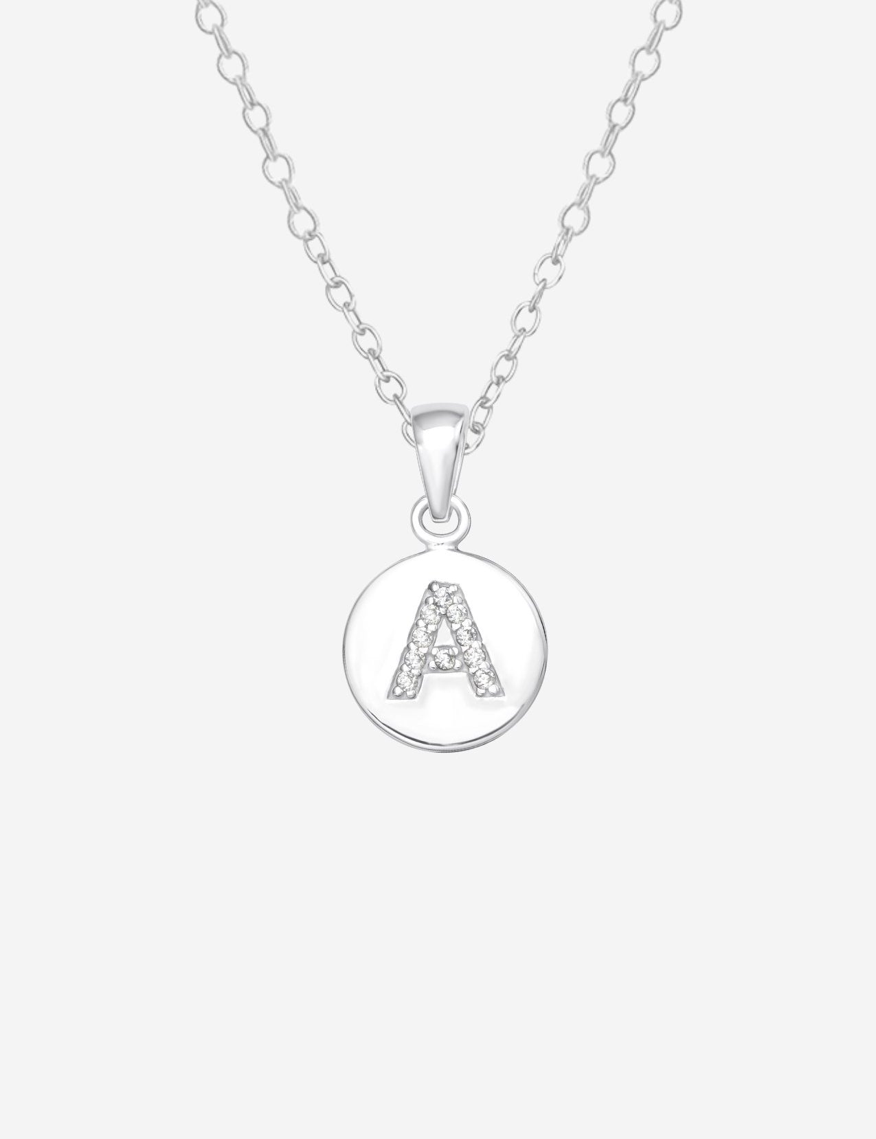 The Charmed Letter Sterling Silver Pendant Necklace - Molten Store