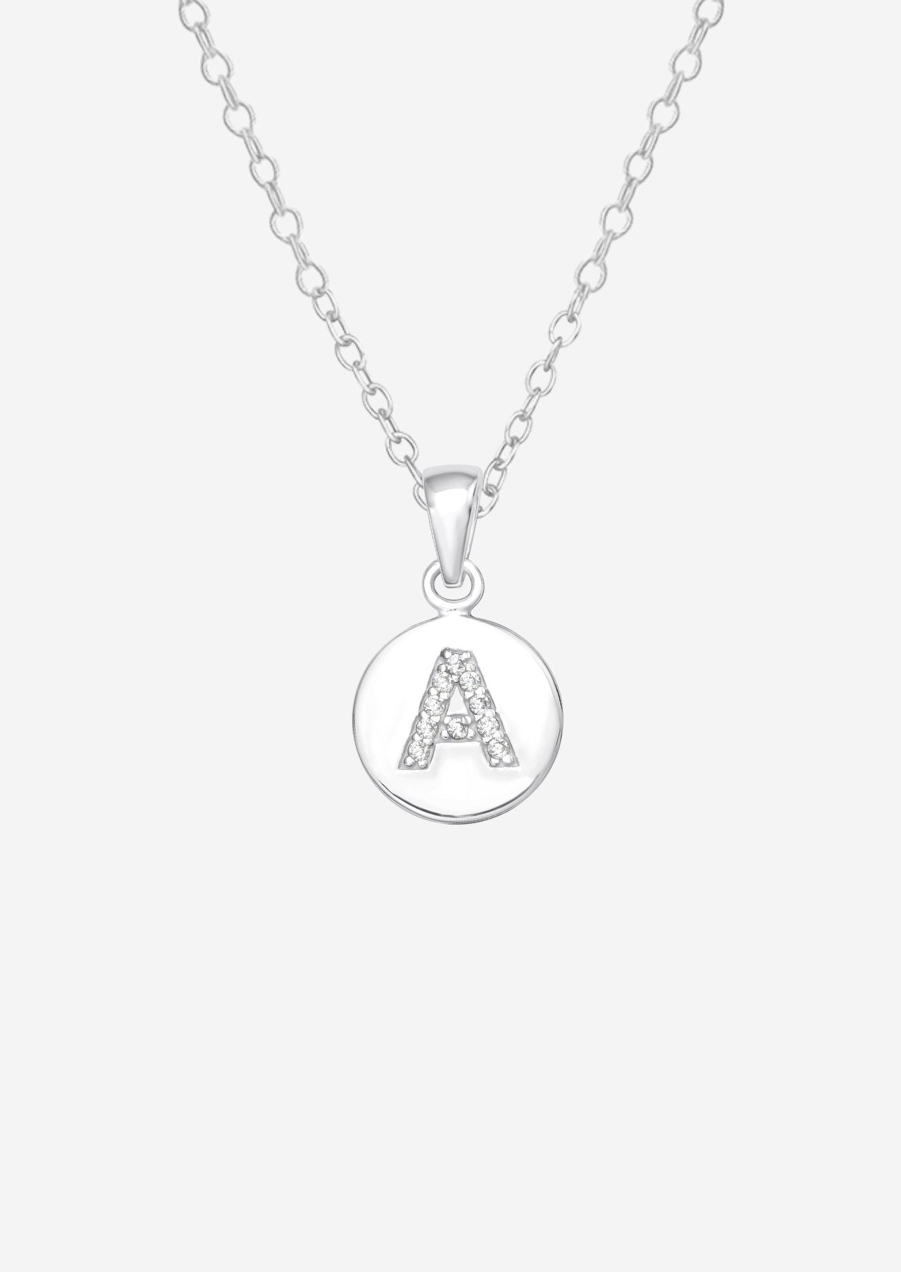 The Charmed Letter Sterling Silver Pendant Necklace - Molten Store