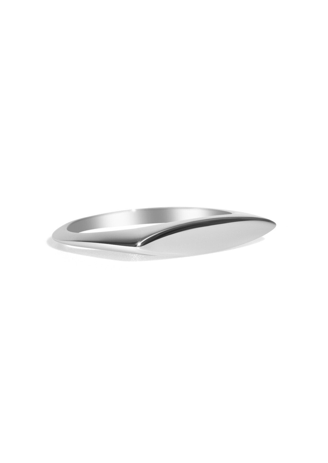 The Cosmos Platinum Signet Ring - Molten Store